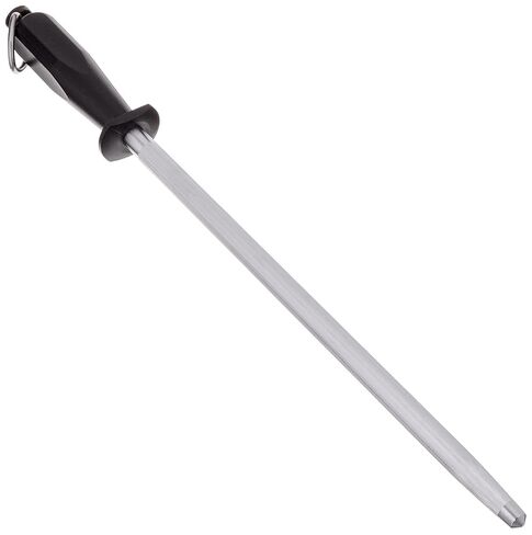 Dexter Russell 30505 Val-U (30505) فولاذ شحذ، 12 بوصة، DEXSTEEL خالي من البقع، فولاذ عالي الكربون، مقبض من البولي بروبيلين، أسود، NSF in Kuwait