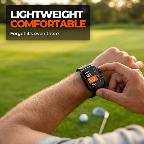 ساعة NAVO W1 Golf GPS - المسافات الأمامية والمتوسطة والخلفية، تتبع المخاطر، بدون اشتراك in Kuwait