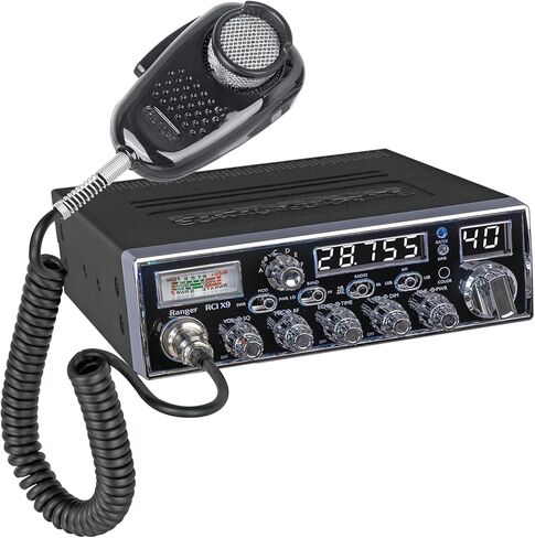 Ranger RCI-X9 راديو هواة عالي الطاقة 10 متر 100 وات PEP AM/SSB متعدد الأوضاع تعمل باللمس وإضاءة خلفية 7 ألوان SRA-198 ميكروفون ديناميكي لإلغاء الضوضاء ومشتت حراري مدمج وعداد تردد مراوح تبريد مزدوجة in Kuwait