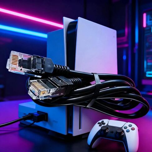 Ethernet Cables for Router High-Speed Cat 5 Network Cable, Reliable Internet Connection for Gaming, Streaming, and Work(Gray Router Network Cable, 5000MM) in Saudi Arabia