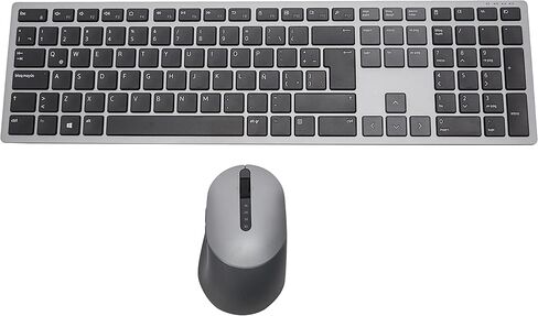 لوحة مفاتيح وماوس لاسلكية متعددة الأجهزة من DELL KM7321W in Kuwait