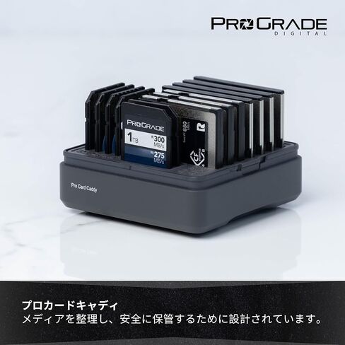 حافظة بطاقة الذاكرة الرقمية ProGrade - علبة بطاقة Pro لبطاقات SD وCFexpress وCFast - تحمل ما يصل إلى 16 بطاقة ذاكرة in Kuwait