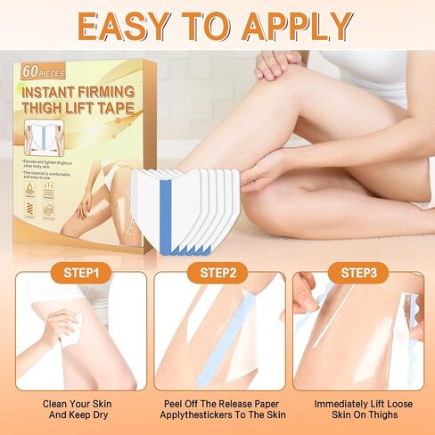 60PCS Thigh Lift Tape - Instant Skin Tightening - Link 8 in Kuwait