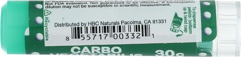 OLLOIS Carbo Vegetabilis 30C عضوي، خالي من اللاكتوز، طب المثلية موافق للشريعة اليهودية، 80 حبة (عبوة من 3) in Saudi Arabia