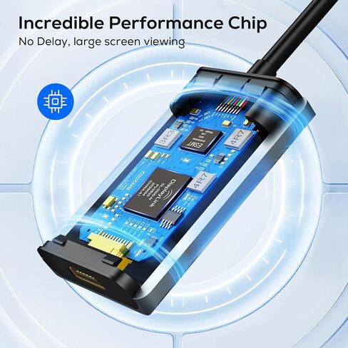 محول WENTER USB إلى HDMI، كابل محول USB 3.0 HDMI لرسومات الصوت والفيديو لشاشة الكمبيوتر المحمول وتلفزيون سطح المكتب، متوافق مع نظام التشغيل Mac OS، Windows 10/8.1/8/7 in Kuwait