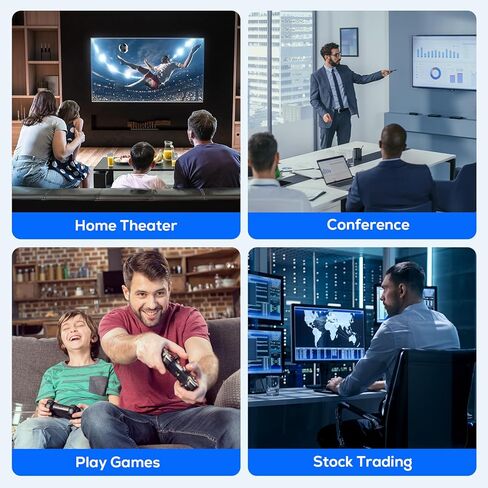 محول WENTER USB إلى HDMI، كابل محول USB 3.0 HDMI لرسومات الصوت والفيديو لشاشة الكمبيوتر المحمول وتلفزيون سطح المكتب، متوافق مع نظام التشغيل Mac OS، Windows 10/8.1/8/7 in Saudi Arabia