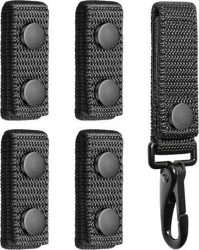 5 Pcs Belt Keepers for Duty Belt, Nylon Basketweave Belt Keepers for 2"-2.25" Wide Police, Law Enforcement, Correctional Officer, Molle Battle and Tactical Belts in Saudi Arabia
