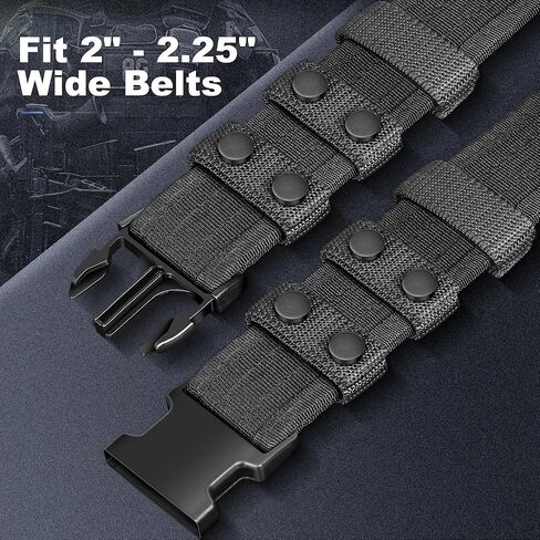 5 Pcs Belt Keepers for Duty Belt, Nylon Basketweave Belt Keepers for 2"-2.25" Wide Police, Law Enforcement, Correctional Officer, Molle Battle and Tactical Belts in Saudi Arabia