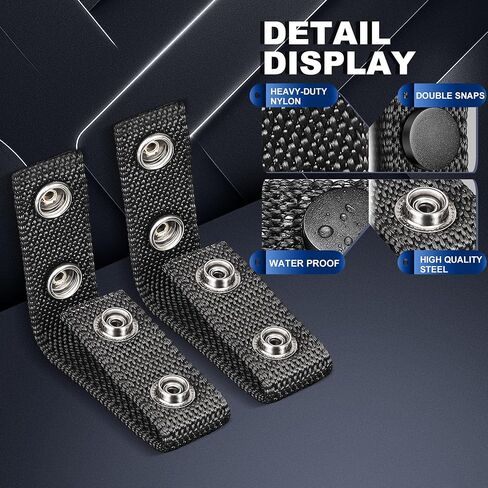 5 Pcs Belt Keepers for Duty Belt, Nylon Basketweave Belt Keepers for 2"-2.25" Wide Police, Law Enforcement, Correctional Officer, Molle Battle and Tactical Belts in Saudi Arabia