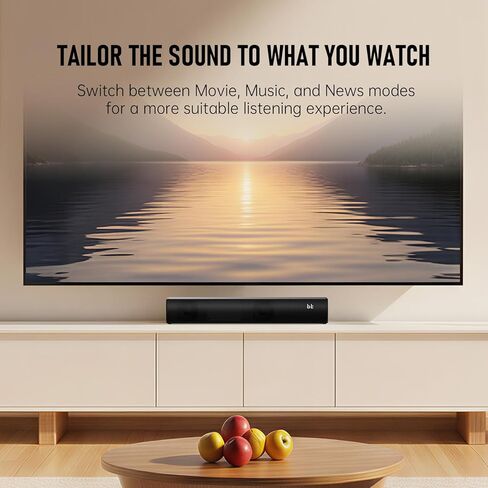شريط صوت محيطي لاسلكي بلوتوث، مكبرات صوت محيطية لاسلكية، أشرطة صوت HDMI تلفزيون ذكي HDMI(ARC) OPT AUX USB 2.0ch 3 أوضاع نظام أصوات المسرح المنزلي تلفزيون/كمبيوتر شخصي/ألعاب/جهاز عرض، أسود in Kuwait
