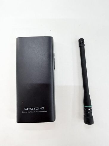 CHOYONG WT2 Network Walkie Talkie، راديو طويل المدى ثنائي الاتجاه مع استقبال FM/AM/SW، اتصال مجموعة WiFi/4G POC، بحث صوتي GPT، بطارية قابلة للشحن 2500 مللي أمبير في الساعة، أسود in Kuwait