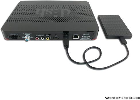 بيس إنترناشيونال طبق والي ريسيفر مع قرص صلب خارجي 1 تيرابايت DVR in Kuwait