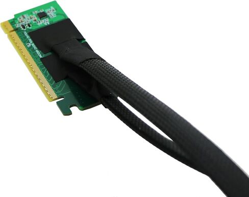 بطاقة توسيع Sintech PCI-e 4.0 16X إلى 2 منافذ PCIe 8X/16X، بطاقة تقسيم PCIe x16 إلى x8x8 مع كابل SlimSAS 8I 60 سم in Kuwait