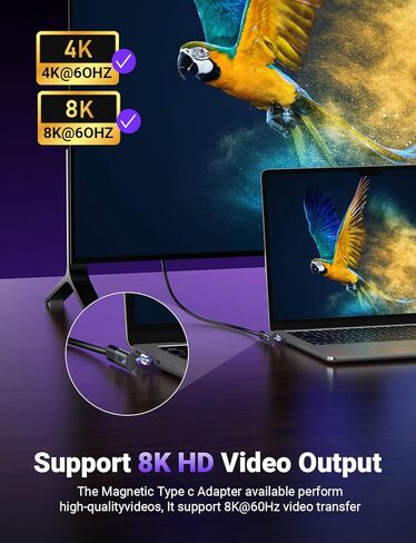 A.S 240W Magnetic Right Angle USB C Adapter(2 Pack), USB4 40Gbps 8K@60Hz Magnetic Type C Extender, USB C to USB C Adaptor 24-Pin USB C 90 Degree Adapter for Steam Deck, Switch, PC, Tablet, Phone 16 17 in Kuwait
