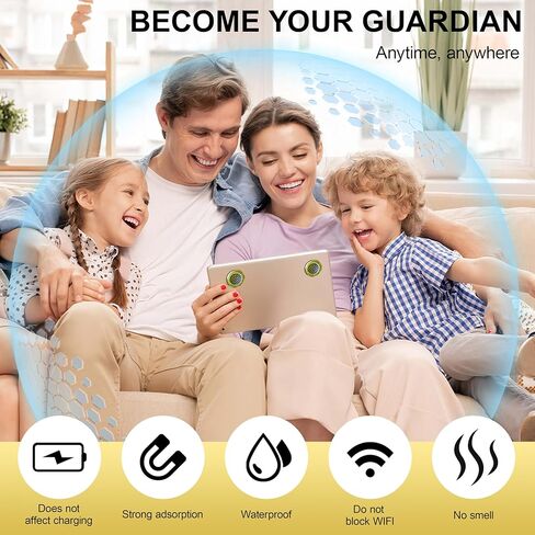 Raynixx 6 قطع ملصقات حماية محايدة للهاتف الخلوي، الكمبيوتر اللوحي، الكمبيوتر المحمول، الكمبيوتر، راوتر واي فاي، الشاشة، الطابعة، التلفزيون وجميع الأجهزة الإلكترونية - فضي لامع in Kuwait