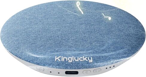 مكبر صوت وسادة Kinglucky X50 للنوم، جهاز صوت ضوضاء أبيض مدمج، ضوضاء وردية للنوم، مؤقت إيقاف تلقائي، مكبر صوت بلوتوث محمول تحت وسادة قابل لإعادة الشحن للنوم الجانبي، أزرق in Kuwait