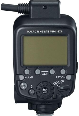 Canon MR-14EX II Macro Ring Lite Bundle | Dual-Tube Ring Flash with E-TTL II, Adjustable Flash Ratio Control & LED Modeling Lamps | Great for Macro Photography (9389B002) + Bag + AA with Charger in Kuwait