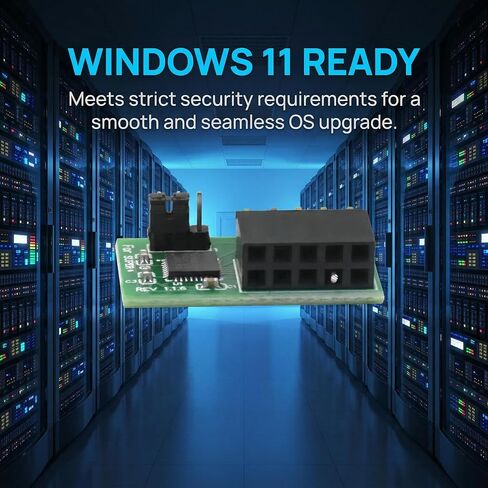 وحدة أمان TPM 2.0 لـ Supermicro، واجهة SPI ذات 10 سنون، متوافقة مع AOM-TPM-9670V-S و9665V، موصل عمودي لترقية Windows 11 والتمهيد الآمن، يدعم C9Z490-PGW، X10، X11 in Kuwait