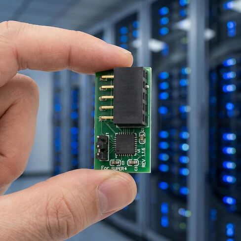 وحدة أمان TPM 2.0 لـ Supermicro، واجهة SPI ذات 10 سنون، متوافقة مع AOM-TPM-9670V-S و9665V، موصل عمودي لترقية Windows 11 والتمهيد الآمن، يدعم C9Z490-PGW، X10، X11 in Kuwait
