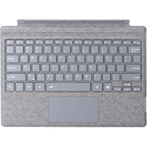 Type Cover for Microsoft Surface Pro 7+ / Pro 7/6 / 5/4 / 3, 12.3 inch, Ultra-Slim Wireless Bluetooth Tablet Keyboard with Multi Touchpad (Black Gray) in Saudi Arabia
