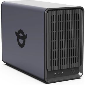 Yxk Zero1 2-Bay Desktop NAS, Beginner-Ready Silent Home NAS Storage 2.5GbE, Maximum 60TB Capacity (Diskless), Private Security & Remote Access, 4GB RAM, 4K HDMI, Network Attached Storage in Saudi Arabia