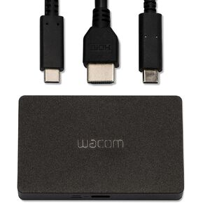 Wacom Converter Kit, HDMI to USB-C for Movink 13 & WacomOne 14 | Converts HDMI, USB pen data & power into one USB-C connection for compatible Wacom displays, includes cables & converter in Saudi Arabia