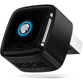 Mini Wireless CarPlay Adapter for iPhone/Android Auto, 2-in-1 Wired to Wireless Car Dongle, One-Click Switch, 5s Auto Reconnect, 5.8GHz WiFi+Bluetooth5.4, Compatible with iOS10+/Android10+，Black in Kuwait