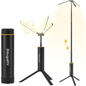 BougeRV Telescopic Camping Light, 15600mAh Rechargeable Lantern, Portable Camping Light, 1000x3 Lumens Rotatable Camping Light for Tent, Emergency, Outdoor, IPX5 Water Resistant(2026 New) in Kuwait