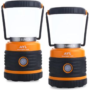 LED Camping Lantern, Battery Powered LED 1800LM, 4 Camping Lights Modes, Perfect Lantern Flashlight for Hurricane, Emergency Light, Storm, Power Outages, Survival Kits, Hiking, Fishing, Home and More in Kuwait