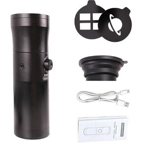 Luocute RGB Photographic Flashlight, 4 Color Modes 20 Projection Slides 7500mAh Rechargeable Aluminum Alloy Video, with Zoom Lens and Tripod Mount, for Photography Studio in Saudi Arabia
