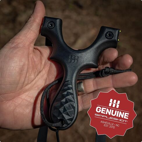 حزمة SimpleShot Scout LT2 Slingshot مع الهدف، وذخيرة من الفولاذ والطين، ومجموعتين من الأشرطة، ومرفق شريط مشبك متكامل، ومشاهد من الألياف البصرية، ومقاييس مقبض معيارية، من المبتدئين إلى المحترفين in Saudi Arabia