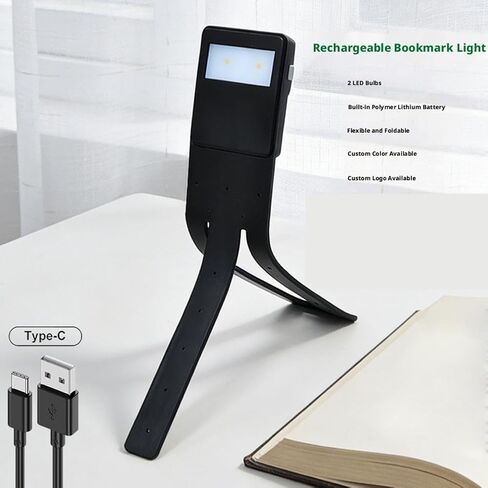 Rechargeable Book Light for Kindle – Clip-on LED Reading Lamp,Portable Bookmark Light with 3 Color Temperatures Adjustment,TPR Flexible Stand,Eye-Caring Bedtime Lamp for Kids Book Lovers (Pink) in Saudi Arabia