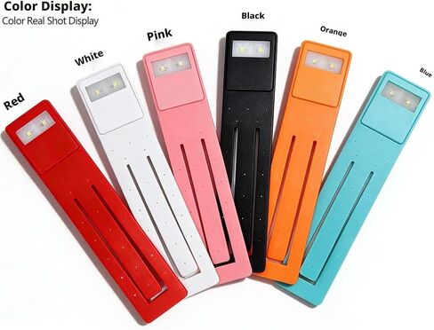 Rechargeable Book Light for Kindle – Clip-on LED Reading Lamp,Portable Bookmark Light with 3 Color Temperatures Adjustment,TPR Flexible Stand,Eye-Caring Bedtime Lamp for Kids Book Lovers (Pink) in Saudi Arabia