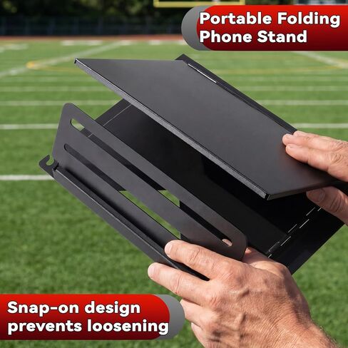 Cell Phone Fence Mount with Shade, Game Changer Mounting kit for iPhones, Mevo Start, GoPro, Insta 360 and Other Action Cameras, for Recording Baseball,Softball and Tennis Games(Matte Black) in Saudi Arabia