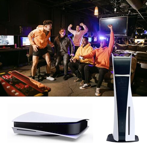 شبكة غطاء غبار من GETYEA لوحدة تحكم PS5 - سهلة التركيب لجهاز PlayStation 5 (قرص ورقمي) مع مشبك سيليكون - مضاد للغبار وشعر الحيوانات الأليفة - غير متوافق مع PS5 Slim in Kuwait