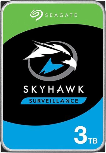 محرك الأقراص الصلبة Seagate Skyhawk Surveillance ST3000VX009 سعة 3 تيرابايت SATA 6.0 جيجابايت/ثانية 256 ميجابايت (متجدد) in Kuwait