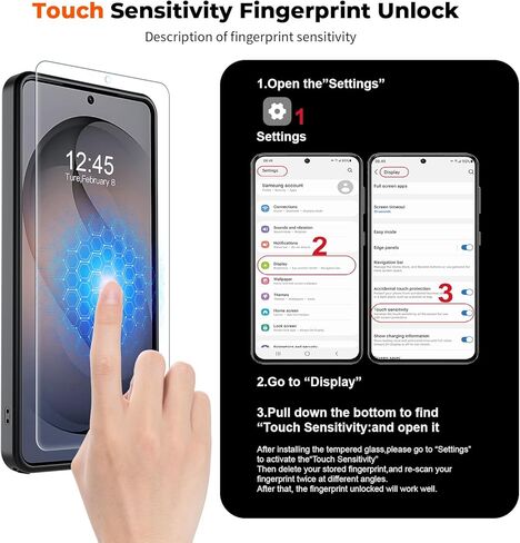 حافظة SUPFINE مغناطيسية لهاتف Samsung Galaxy S26 Ultra مع واقي شاشة، (مغناطيس مدمج) (حماية من السقوط من الدرجة العسكرية) حافظة هاتف نحيفة شفافة مضادة للصدمات، أسود in Kuwait