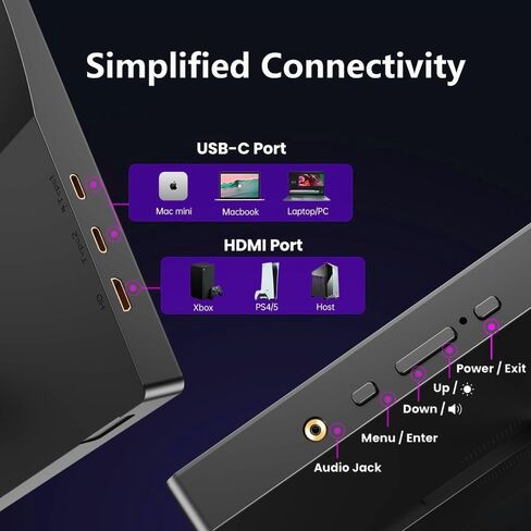 مكبر الهاتف المحمول VUM بشاشة عرض LED مقاس 15.6 بوصة، وموسع شاشة HD مع تحسين Soundstage ثلاثي الأبعاد، مناسب لأفلام الفيديو والألعاب، ويدعم المفتاح 1، والهاتف، والكمبيوتر المحمول، وهدية ذكية للعائلة in Kuwait