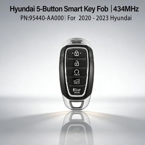 2 بديل بدون مفتاح لـ 2020 2021 2022 2023 2024 Hyundai Elantra Hybrid Key Fob Remote Control NYOMBEC5FOB2004 5 أزرار 6A 434MHz in Kuwait