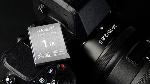 بطاقة ذاكرة Exascend Essential Pro سعة 256 جيجابايت CFexpress 4.0 من النوع B، قراءة 3700 ميجابايت/ثانية، كتابة 3150 ميجابايت/ثانية، VPG400 in Kuwait