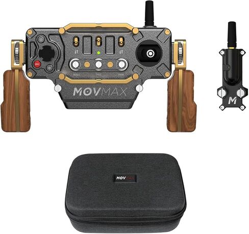 مجموعة Movmax Incontrol لمثبتات DJI Ronin ، وحدة تحكم عن بعد الألومنيوم متوافقة مع DJI RS4 Pro ، RS4 ، RS3 Pro ، RS2 ، حتى 15 ساعة من الاستخدام مع حالة التخزين in Kuwait