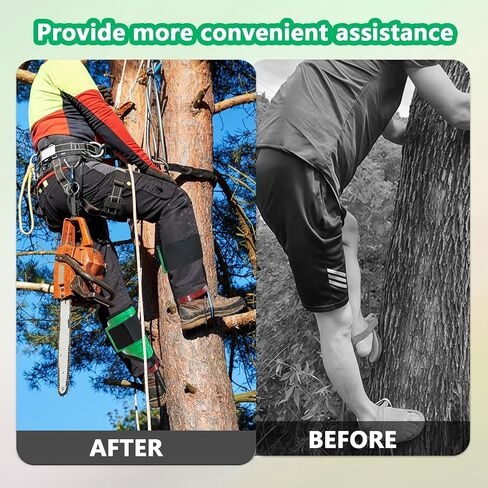 Tree Climbing Spikes, Adjustable Tree Climbing Gear,Tree Spurs with Upgrade EVA Soft Padding,Tree Spikes for Tree Work,Logging, Fruit Picking in Kuwait