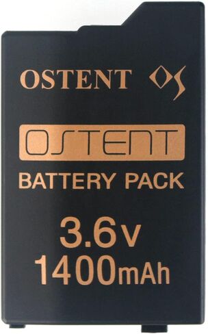 OSTENT Real 1400 مللي أمبير 3.6 فولت بطارية ليثيوم أيون ليثيوم أيون بوليمر قابلة لإعادة الشحن، نسخة مطورة لألعاب الفيديو Sony PSP 2000/3000 PSP-S280 in Kuwait