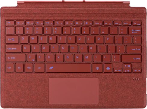 غطاء نوع لجهاز Microsoft Surface Pro 7+ / Pro 7/6 / 5/4 / 3، 12.3 بوصة، لوحة مفاتيح بلوتوث لاسلكية رفيعة للغاية مع لوحة لمس متعددة (أسود) in Kuwait