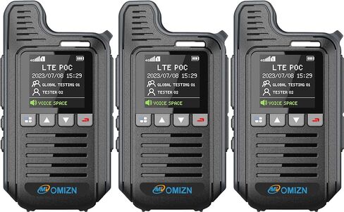T3 4G LTE Walkie Talkie, AES-256 Encryption, Noise Cancelling, Unlimited Range PTT Two Way Radio for Truckers, Construction, Outdoor Work, Commercial Use in Saudi Arabia