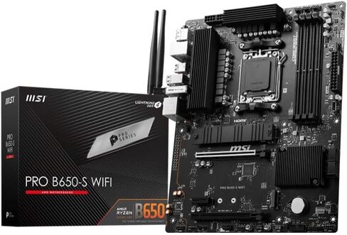 مجموعة ذاكرة اللوحة الأم لوحدة المعالجة المركزية Newegg - حزمة Ryzen 5 7600X مع PRO B650-S WiFi وTG T-Force 16GB (2X8GB) DDR5 6000 in Kuwait
