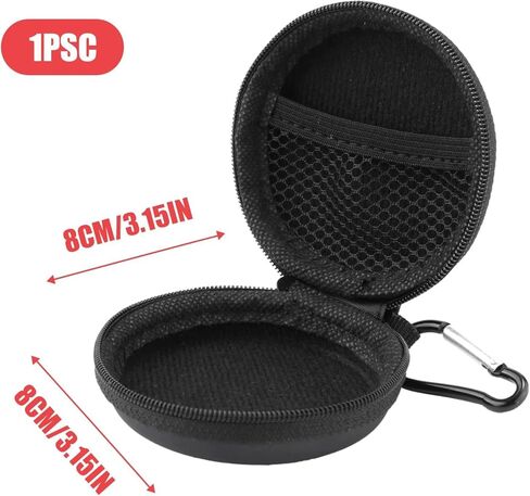 Hard Carrying Case for Go Plus+, Protective Case with Carabiner Clip, Black in Kuwait