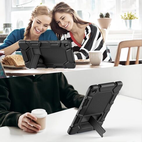 Azzsy Case for Samsung Galaxy Tab A11+/A9+ Plus 11 Inch 2026/2024, Heavy Duty Shockproof Rugged High Impact Protective Case, Black in Kuwait