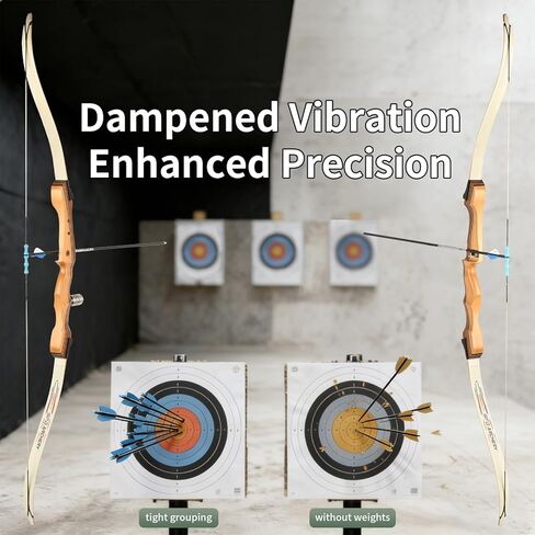SPG Archery Bow Stabilizer Weight, Customizable Bow Weight Set Bow Riser Archery Stabilizers for Recurve Bow Balance Bar Stainless Steel Bow Stabilizer Kit for Compound Bow Hunting in Kuwait