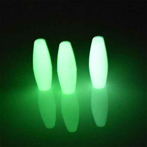 Squid Baits Hook Sleeve Fishing Tool Glowing Hollow Tube Fish Hook Accessories Night Sea Tackle Night Accessories in Saudi Arabia